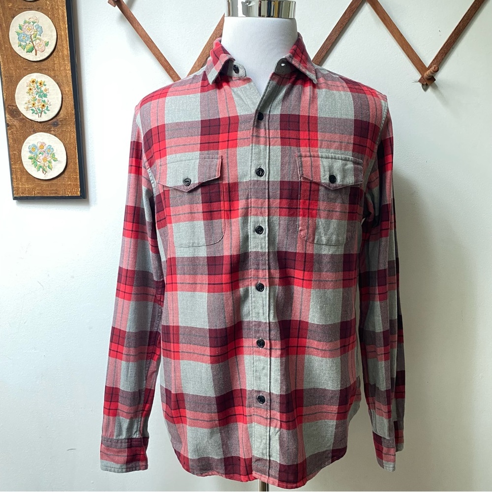 Bonobos Plaid Flannel Button Down Shirt